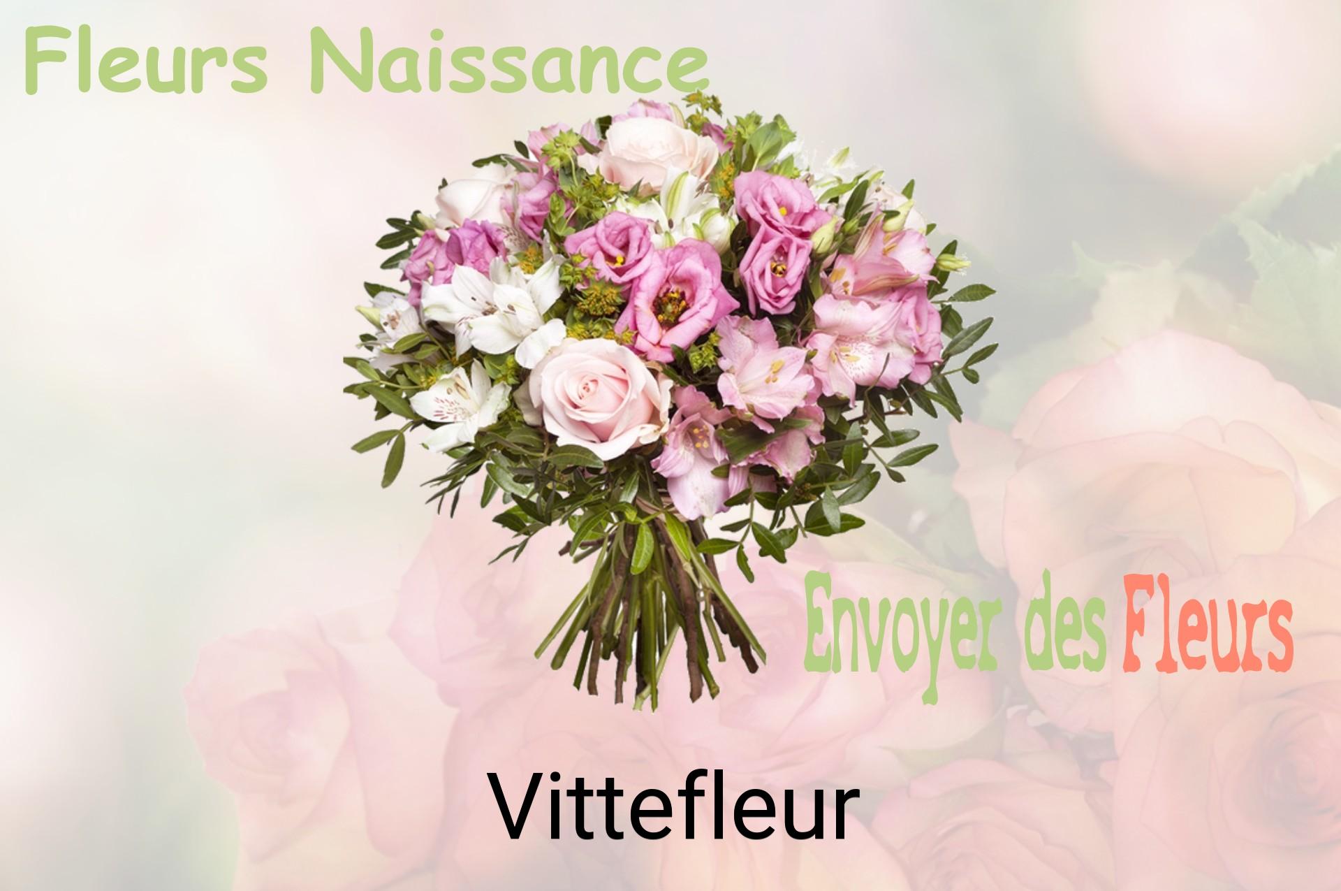 Bouquet de fleurs de naissance livré à Vittefleur