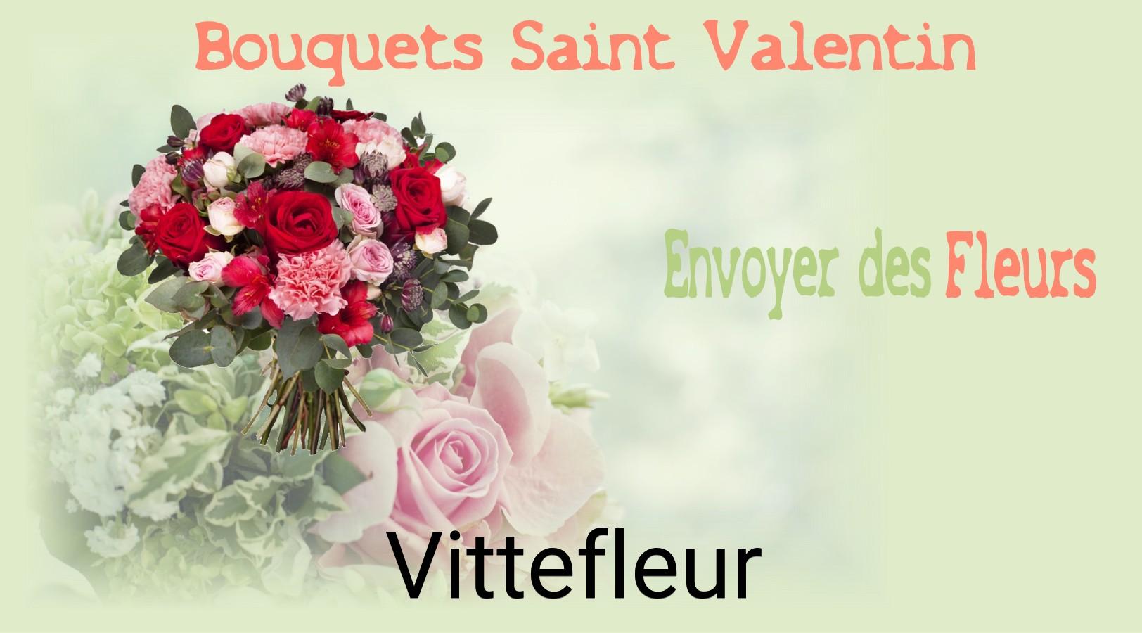 Roses de Saint-Valentin livrées à Vittefleur